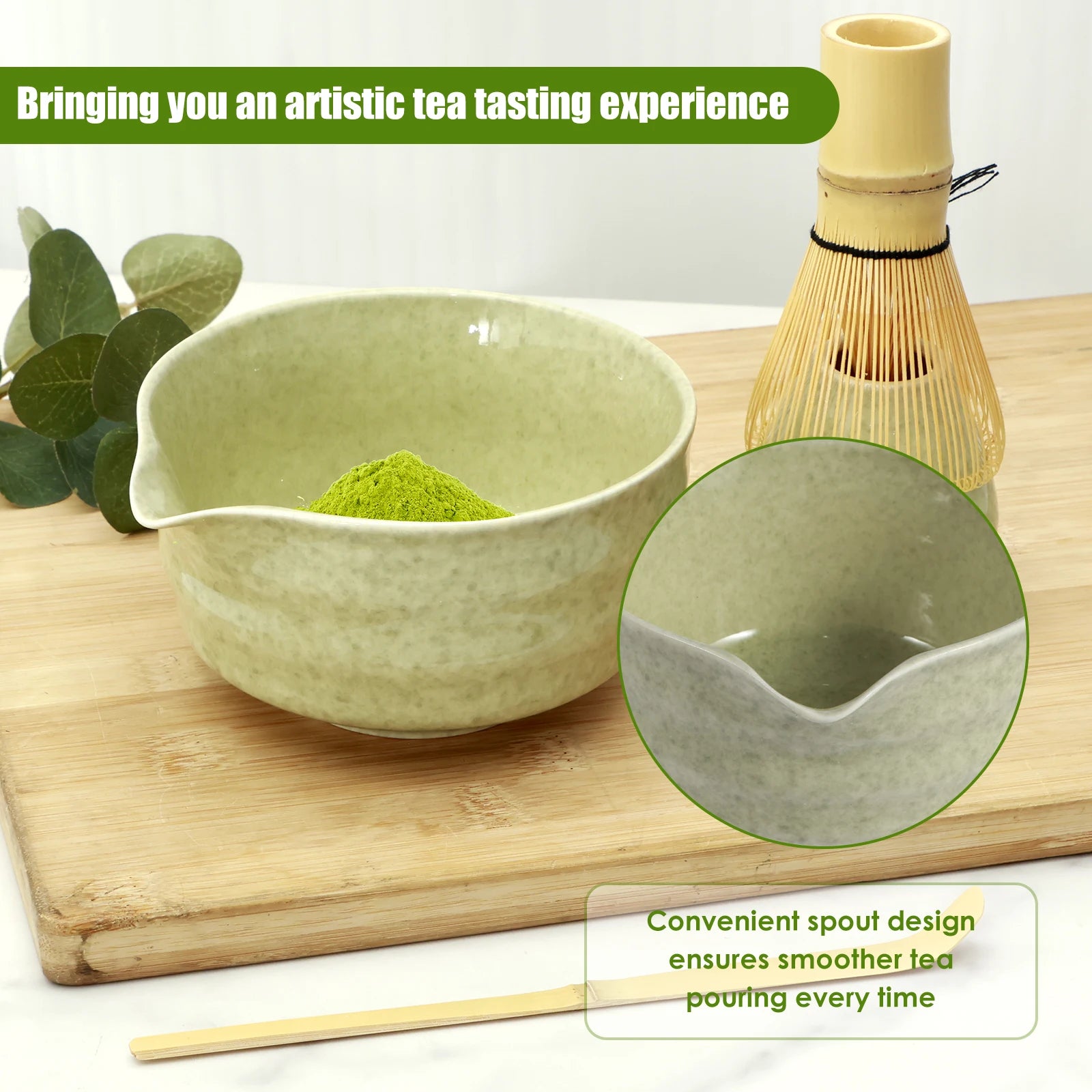 4-Piece Japanese Matcha Tea Set