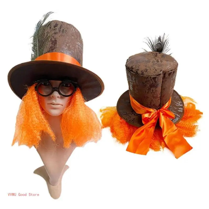 Mad Hatter Cosplay Hat Carnival Party Costume Accessory