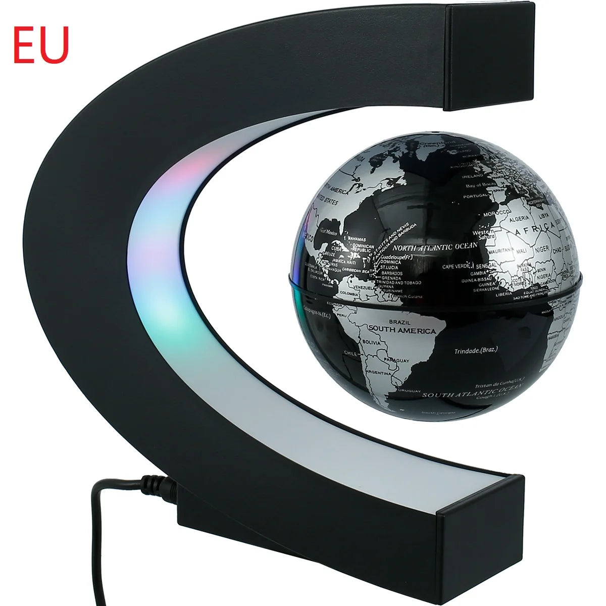 World Map Magnetic Levitation Globe