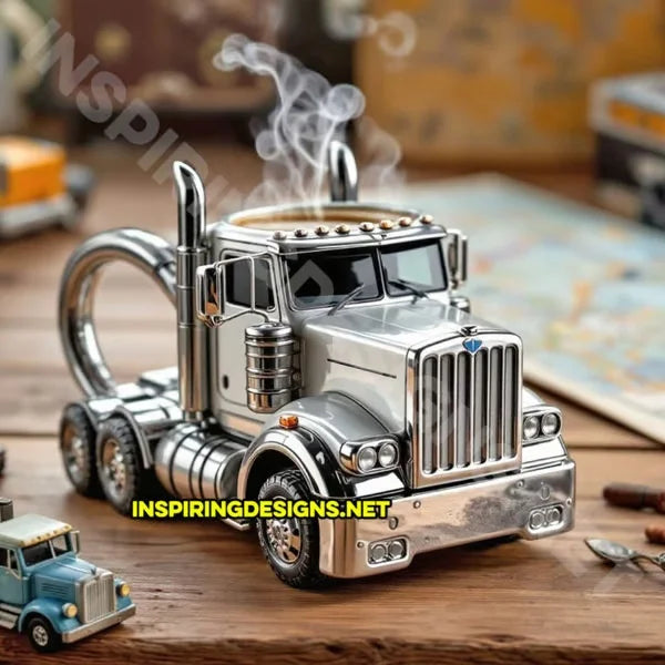 250ML Semi-Trailer Truck Coffee Mug
