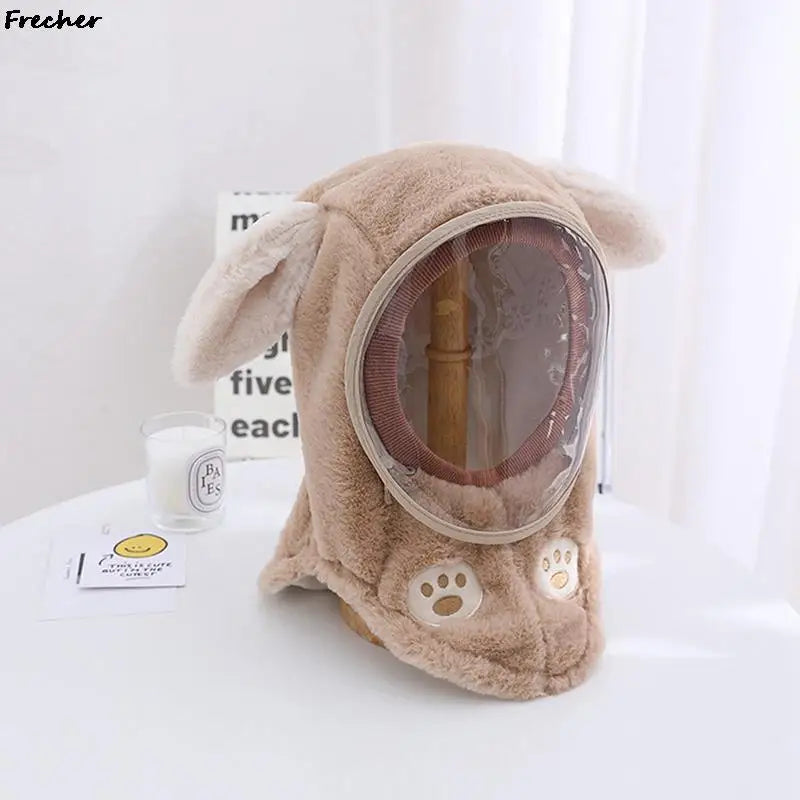 Windproof Face Cover Hat for Children