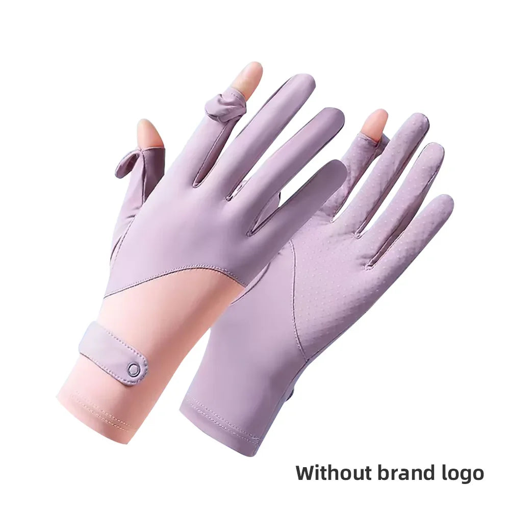 Summer Breathable Sunscreen Driving Gloves