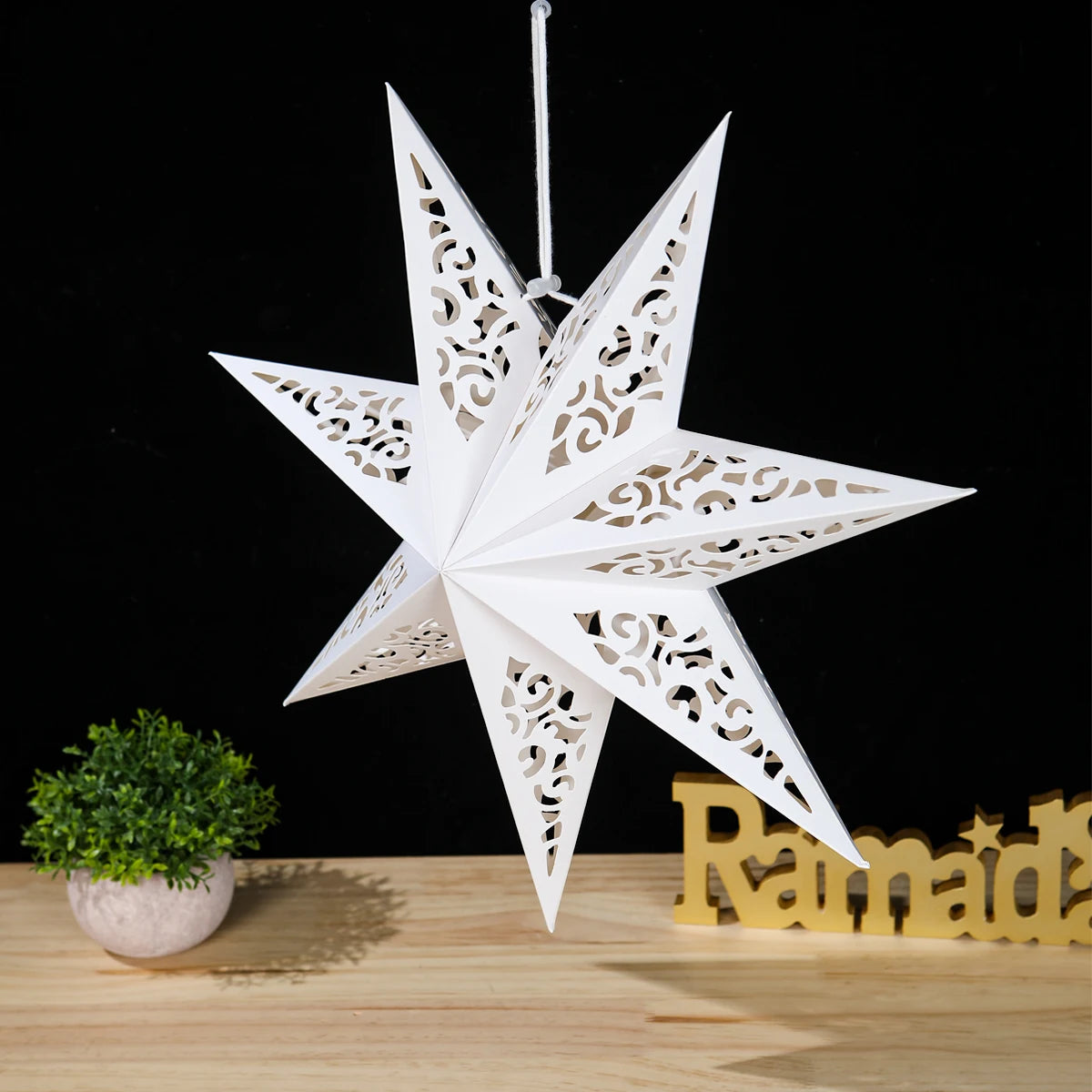 Christmas Hollow Star Hanging Pendant