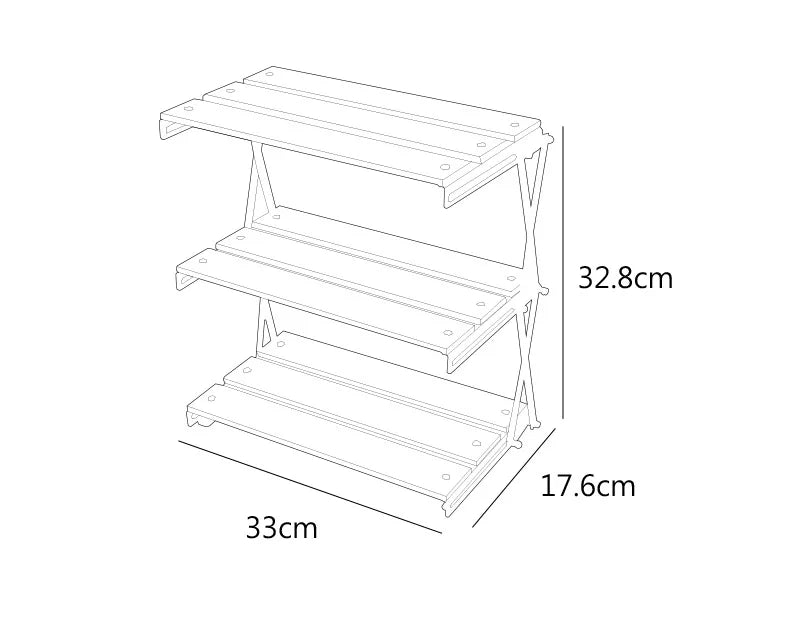 Outdoor Camping Three-Tier Rack