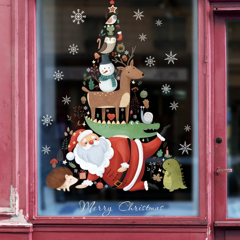 Christmas Window Stickers – Santa Claus