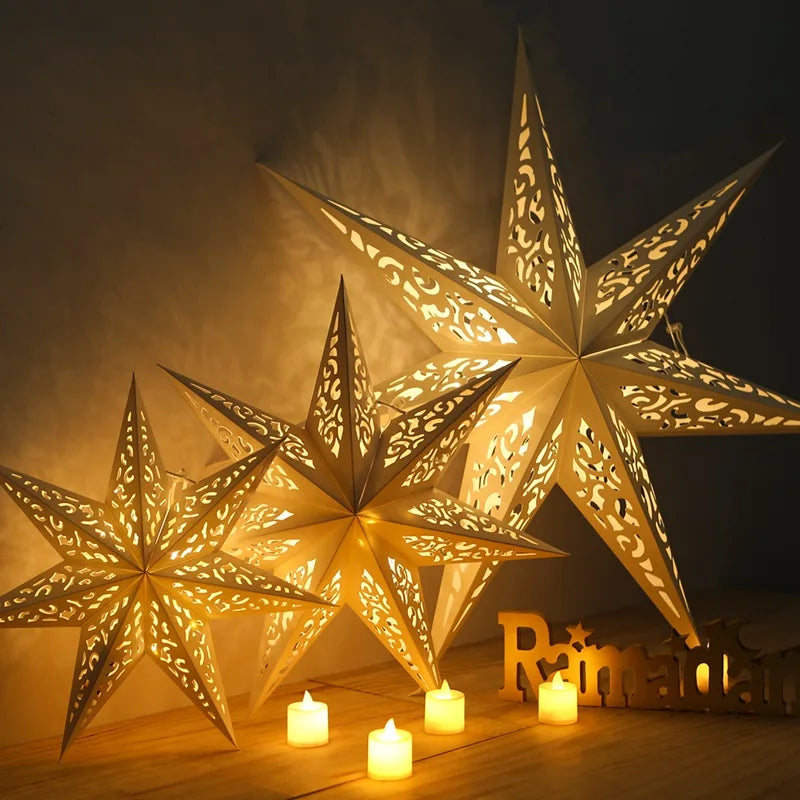 Christmas Hollow Star Hanging Pendant