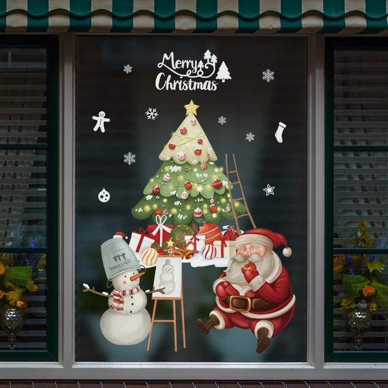 Christmas Window Stickers – Santa Claus