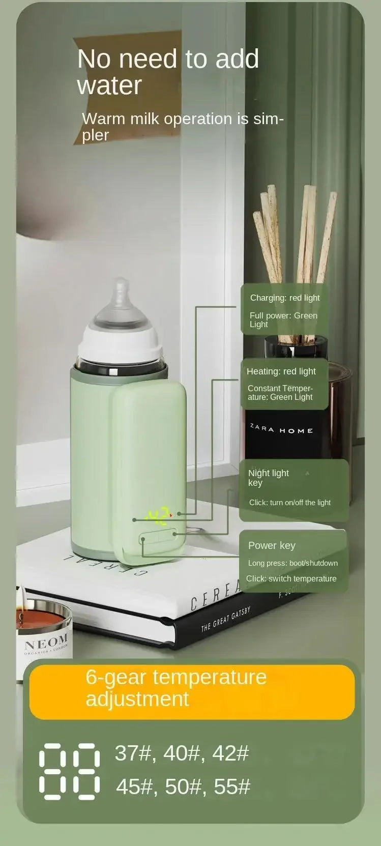 Portable and Fast Night Milk Dispenser