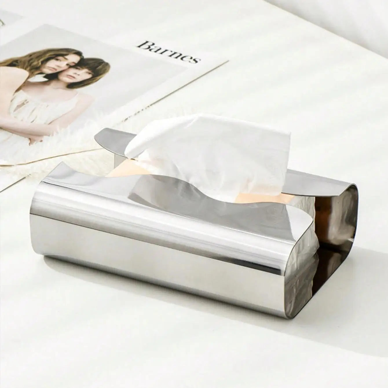 Stainless Tissue Case Napkin Box