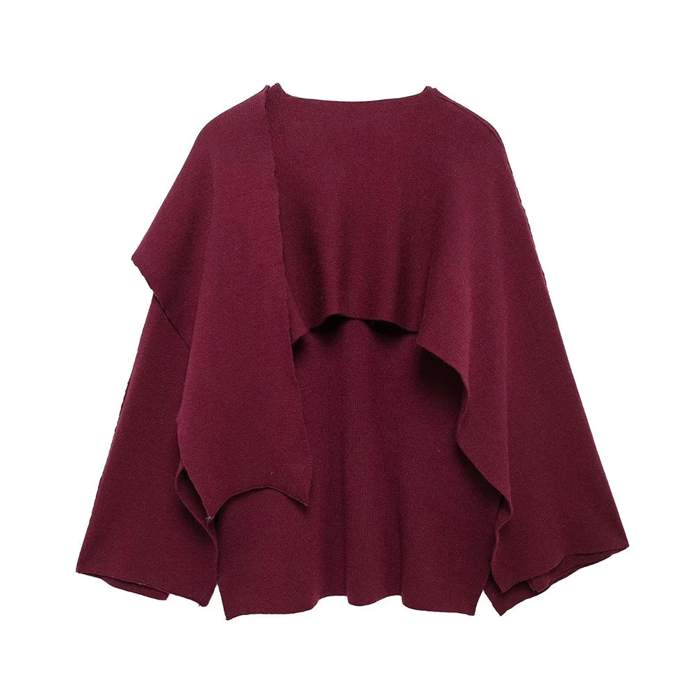 Women's Fashion Fall Winter Chic Scarf Jacket