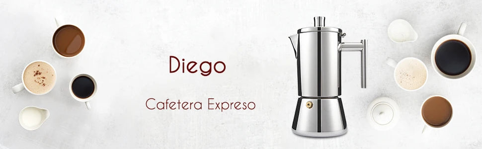 Stainless Steel Stovetop Espresso Maker