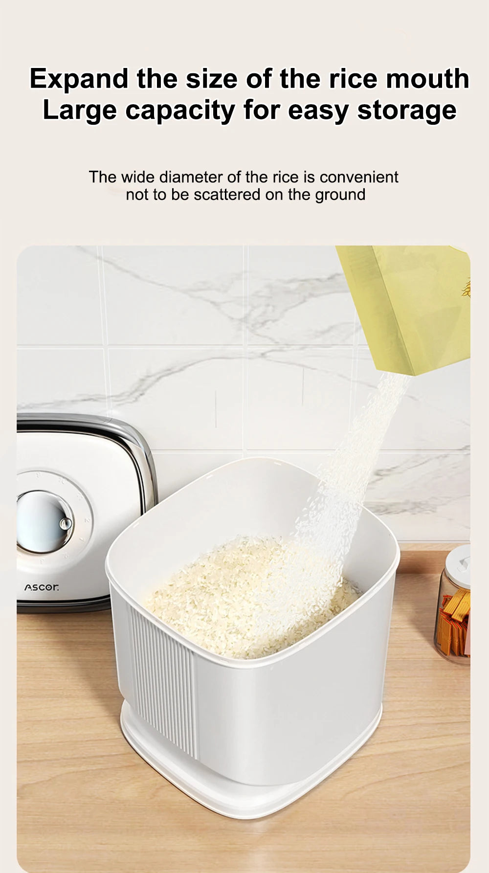 New Moisture-Proof Rice Box