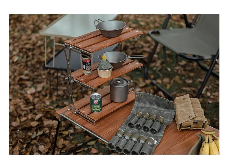 Outdoor Camping Three-Tier Rack