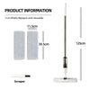 Spray Flat Mop 360° Rotating Floor Cleaner with Reusable Microfiber Pads