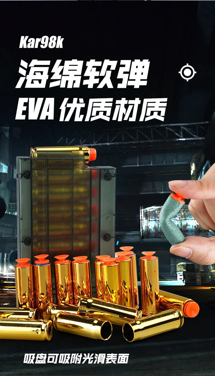 New AWM Small Sniper Rifle Soft Bullet Toy