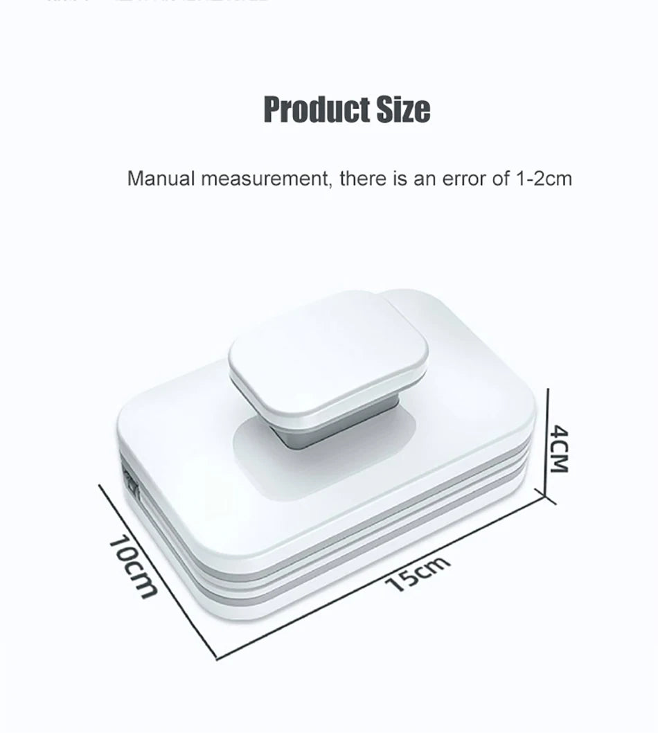 NEW Magnetic Window Cleaner Double-Sided Glass Wiper