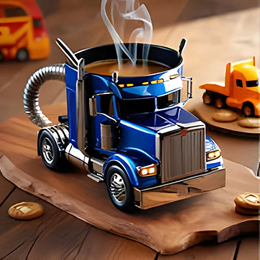 250ML Semi-Trailer Truck Coffee Mug