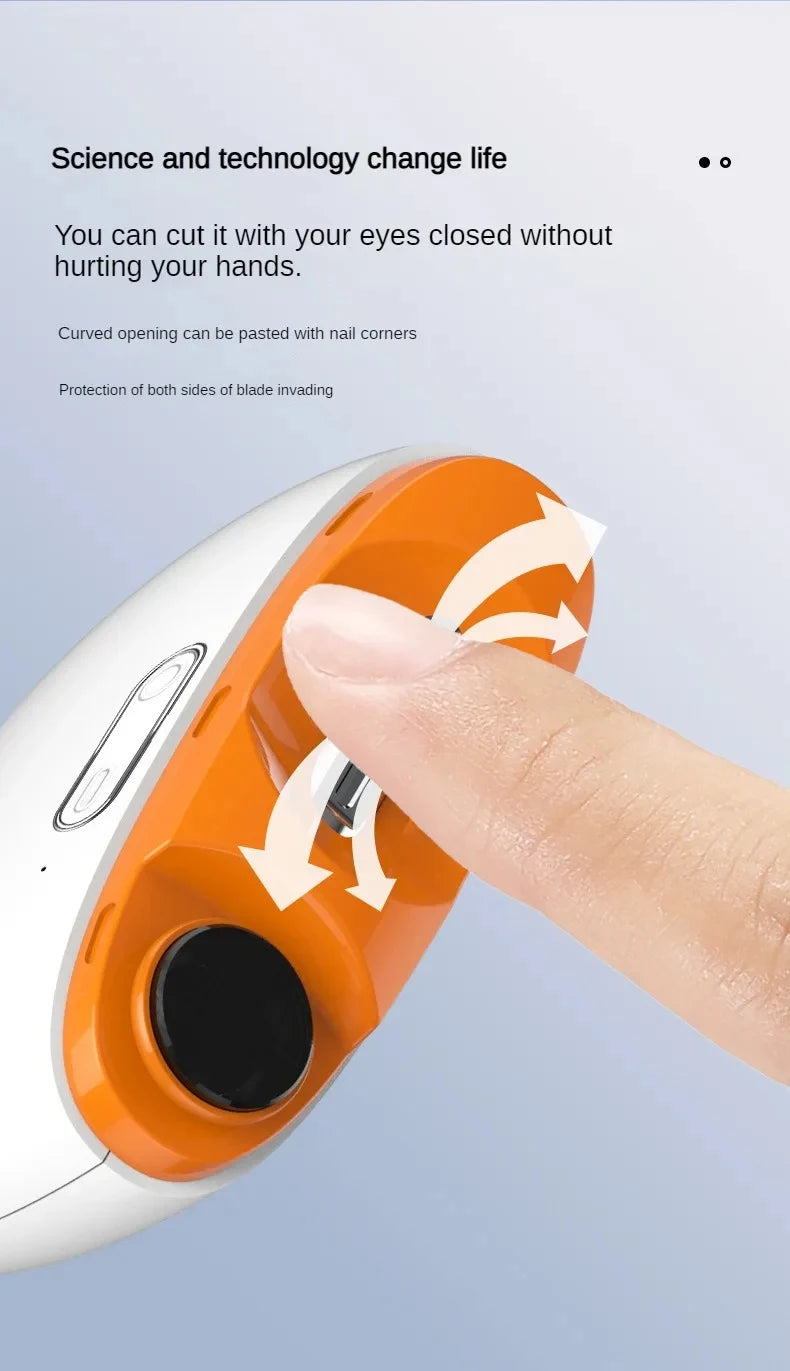 Smart Electric Nail Clippers Automatic Nail Trimmer