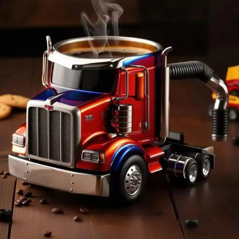250ML Semi-Trailer Truck Coffee Mug