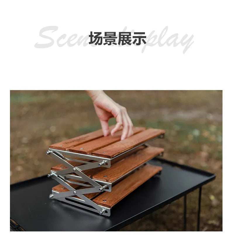 Outdoor Camping Three-Tier Rack