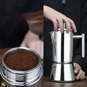 Stainless Steel Stovetop Espresso Maker