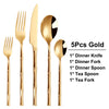 Stainless Steel Bamboo Style Cutlery Silver Dinner Set