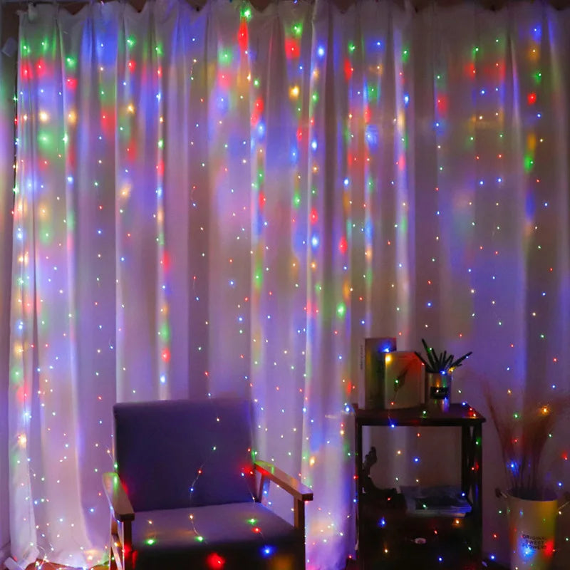 LED Curtain Fairy String Lights