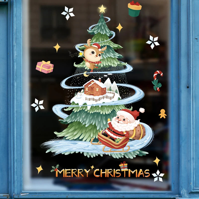 Christmas Window Stickers – Santa Claus