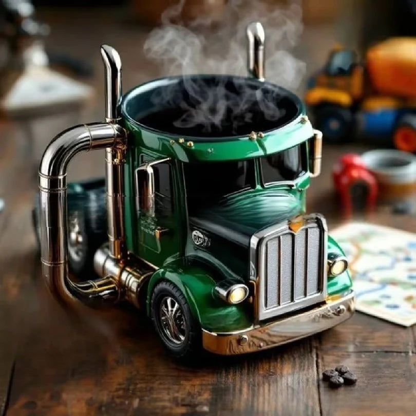 250ML Semi-Trailer Truck Coffee Mug