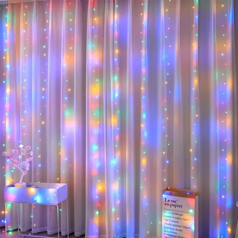 LED Curtain Fairy String Lights