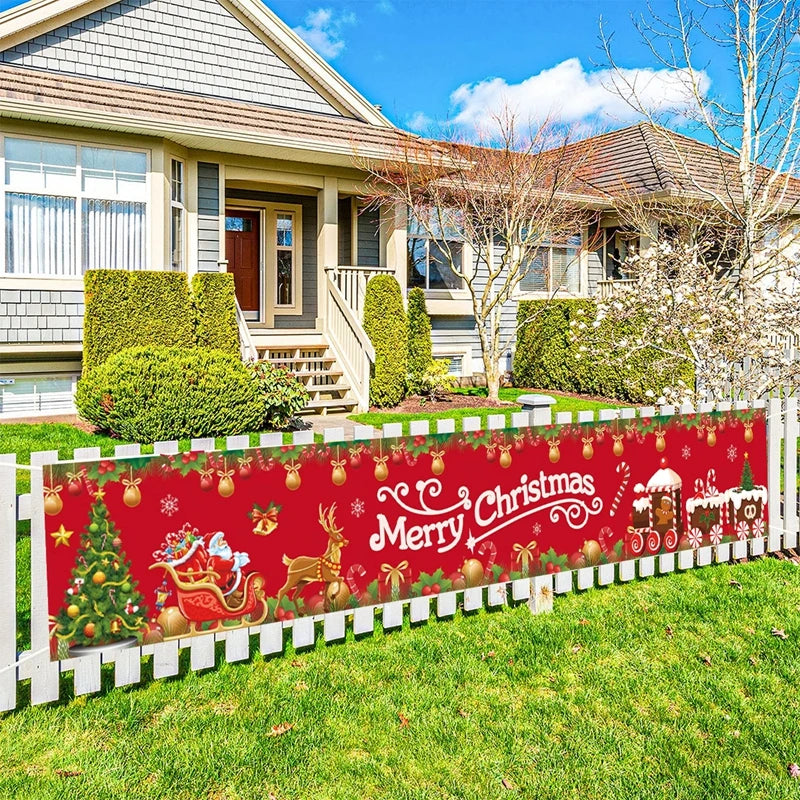 Christmas Outdoor Banner Flag