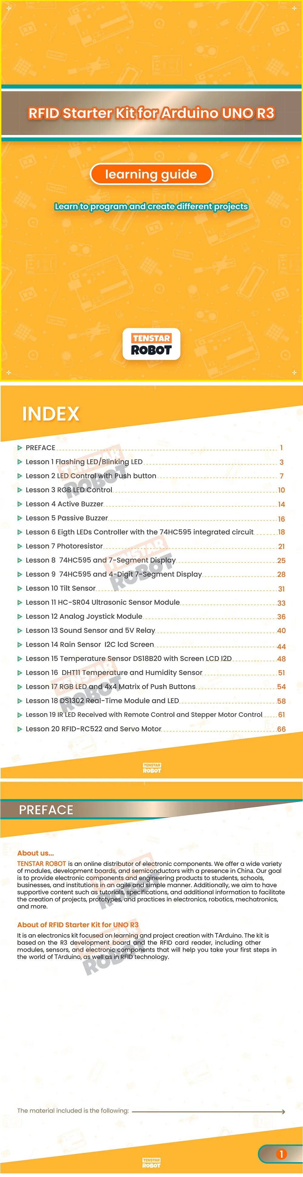 TENSTAR RFID Starter Kit  Upgraded DIY Learning Suite