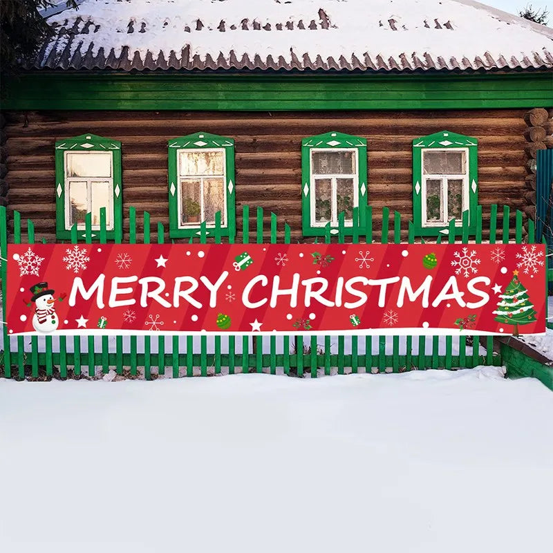 Christmas Outdoor Banner Flag