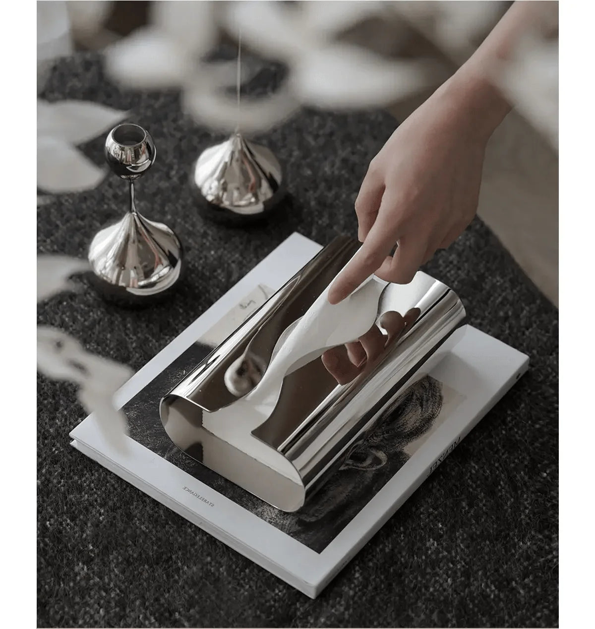 Stainless Tissue Case Napkin Box