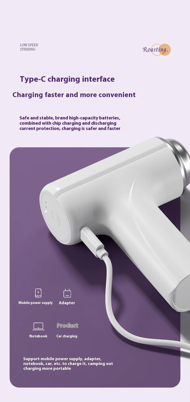Multi-Functional Dual Mixer Egg Beater