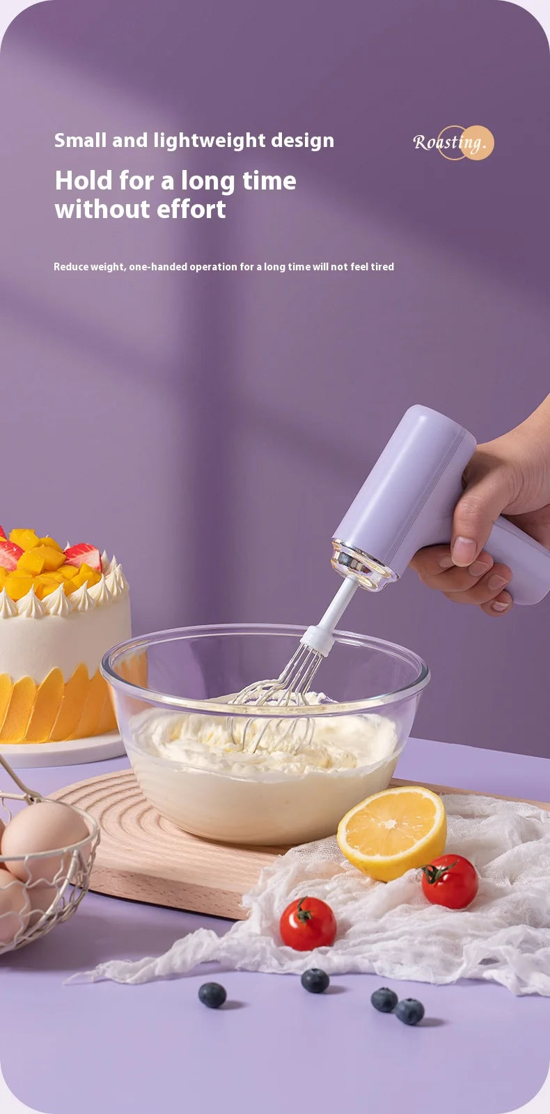 Multi-Functional Dual Mixer Egg Beater