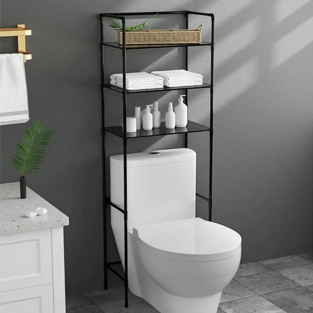 Over-The-Toilet Multilayer Perforation Storage Rack