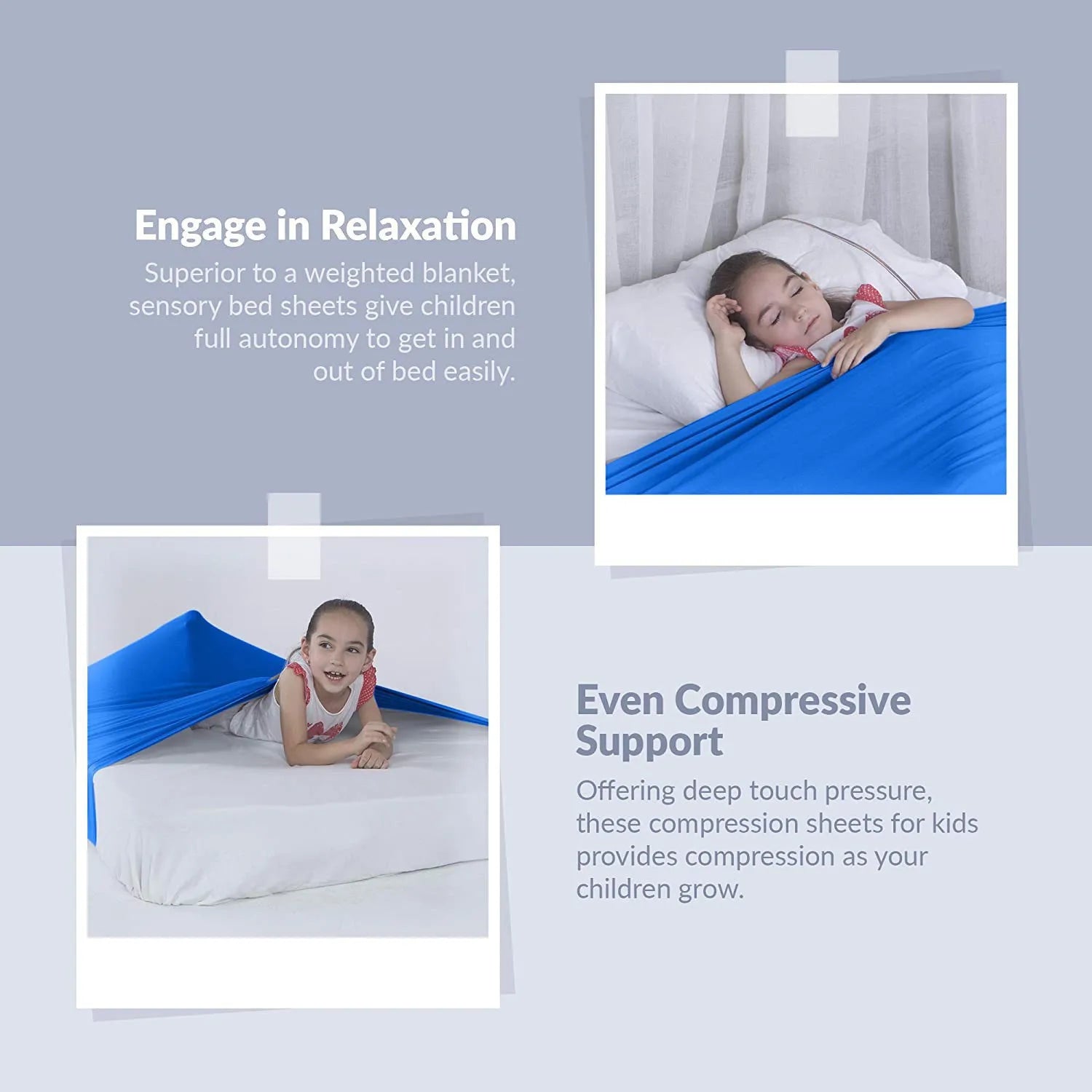 Sensory Compression Blanket Stretchy Bed Sheet for Kids