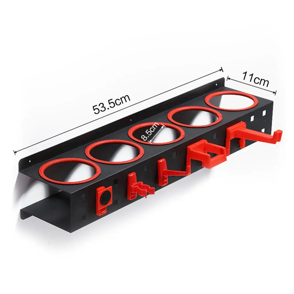 Wall-Mounted Spray Bottle Storage Rack