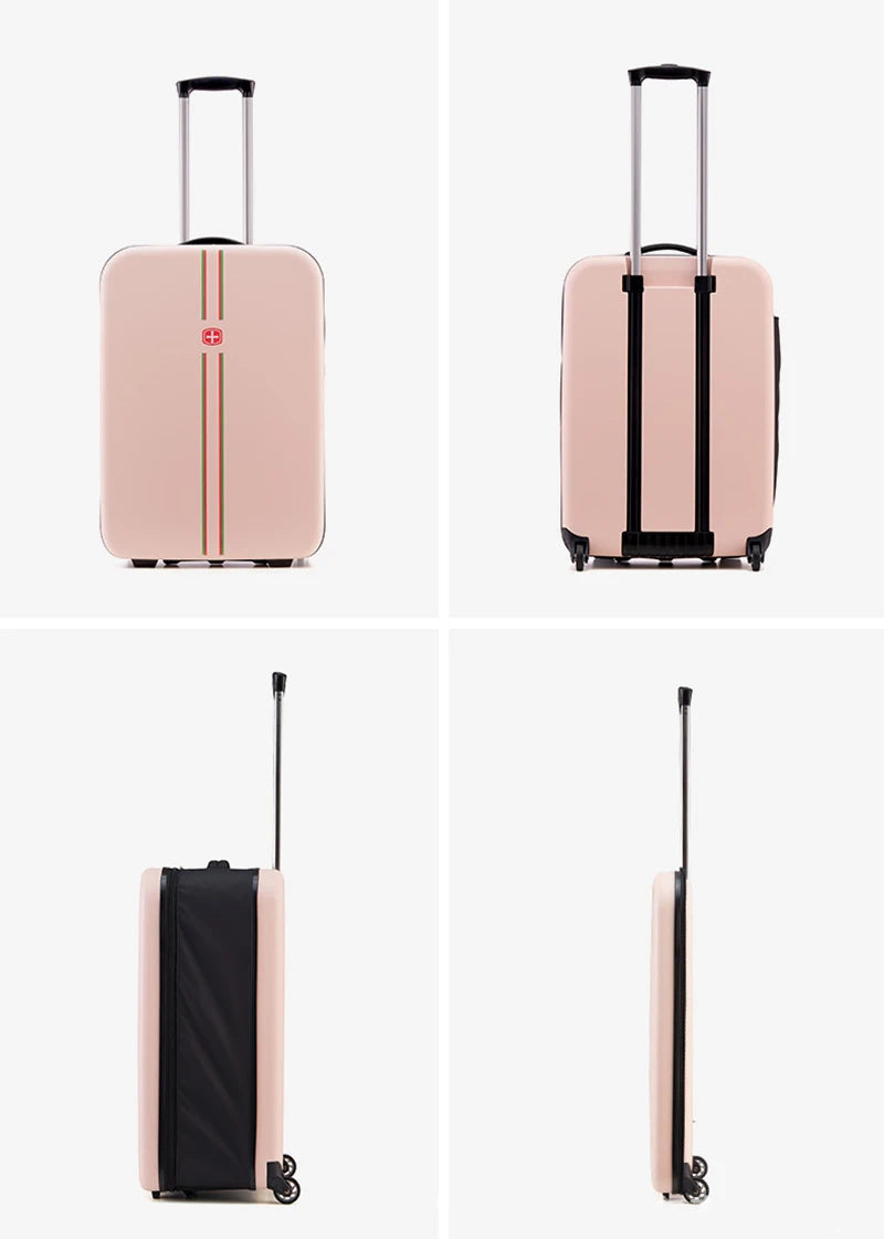 New Folding Trolley Bag Lightweight Luggage Case