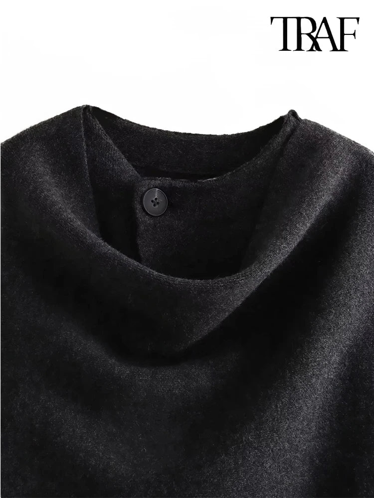 Women's Fashion Fall Winter Chic Scarf Jacket