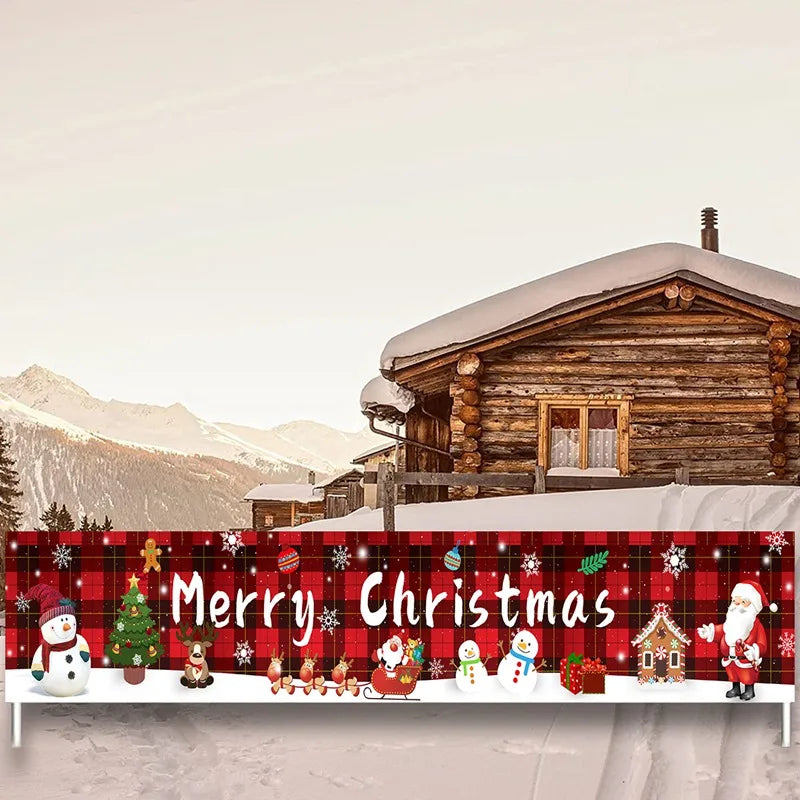 Christmas Outdoor Banner Flag