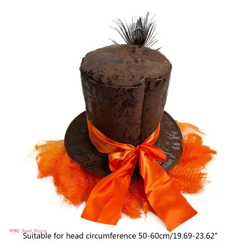 Mad Hatter Cosplay Hat Carnival Party Costume Accessory