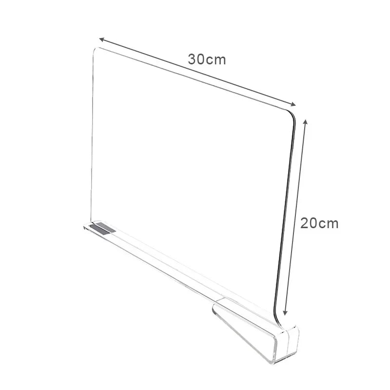Transparent Closet Shelf Dividers Wardrobe Organizer