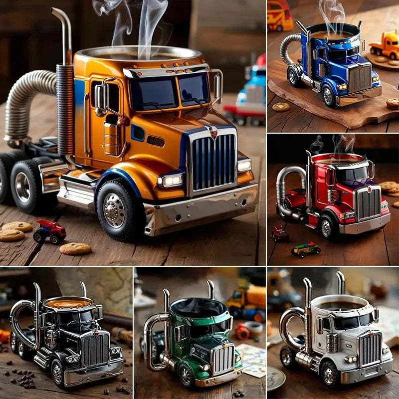 250ML Semi-Trailer Truck Coffee Mug