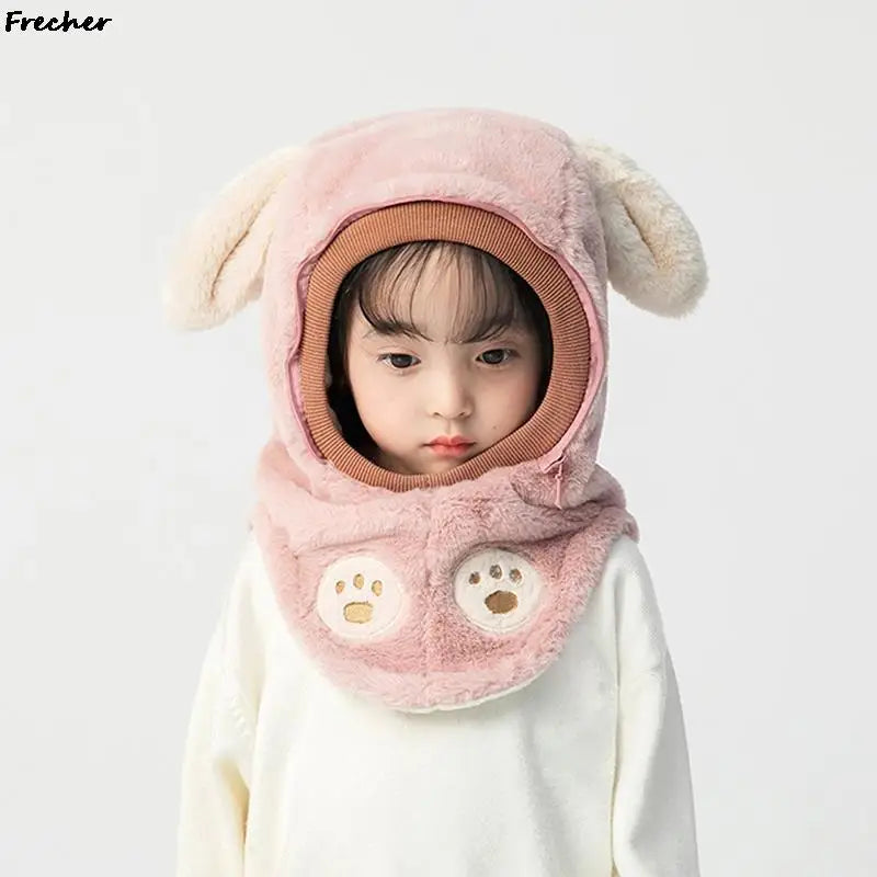 Windproof Face Cover Hat for Children