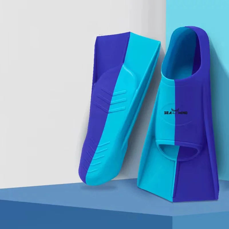 Swimming Training Fins Anti-Slip Wrapped Foot Design for Diving