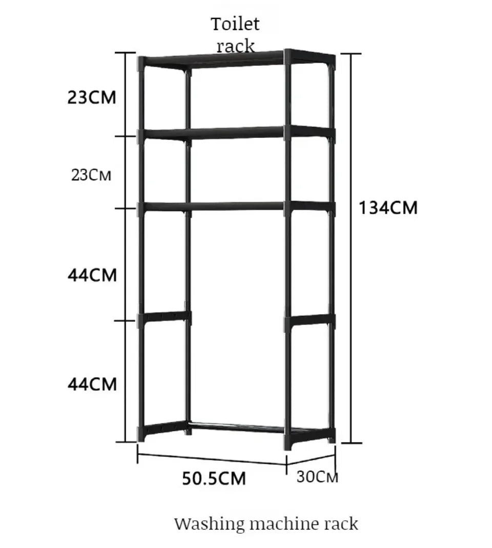 Over-The-Toilet Multilayer Perforation Storage Rack