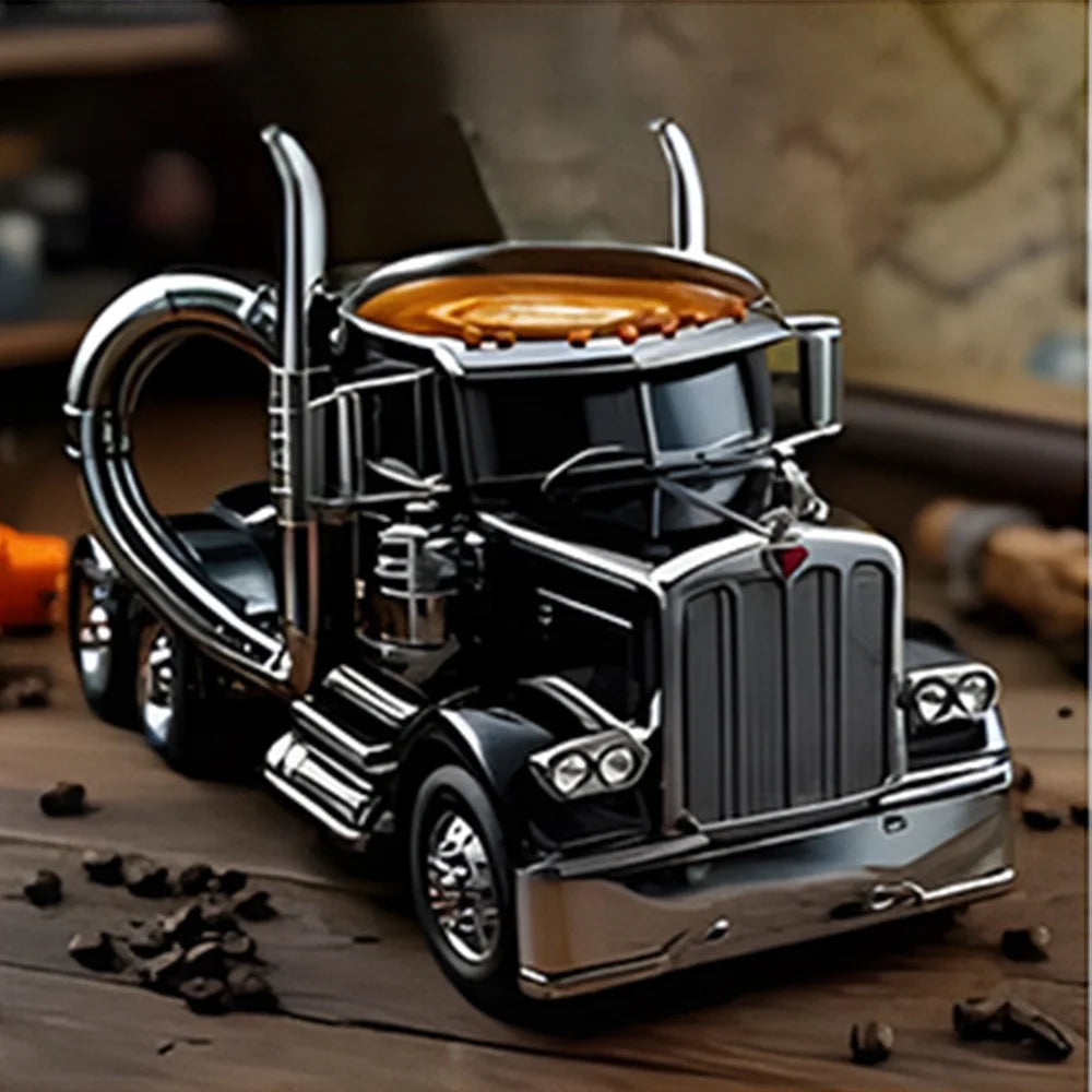 250ML Semi-Trailer Truck Coffee Mug