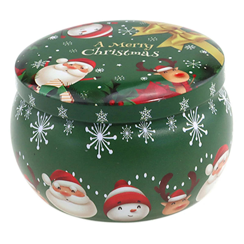 Empty Christmas Aromatherapy Candle Jar